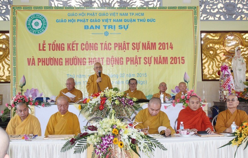 Phật giáo quận Thủ Đức tổng kết Phật sự ảnh 6 10TD.jpg