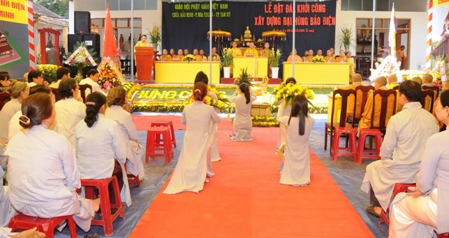 Quảng Nam: Đặt đá khởi công xây dựng chùa Bảo Minh ảnh 1 DSC_4620.jpg