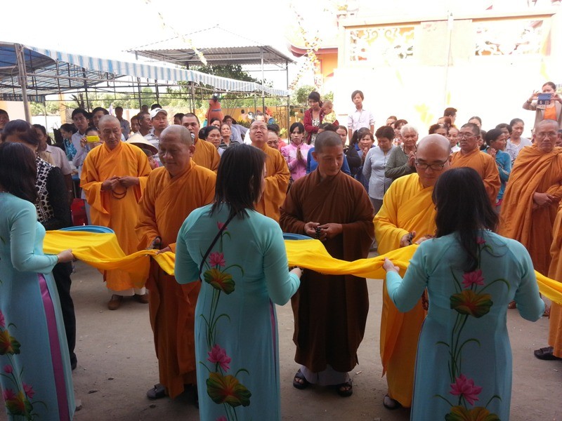 Cà Mau: Khánh thành giảng đường chùa Thiền Tôn ảnh 2 dam doi03.jpg