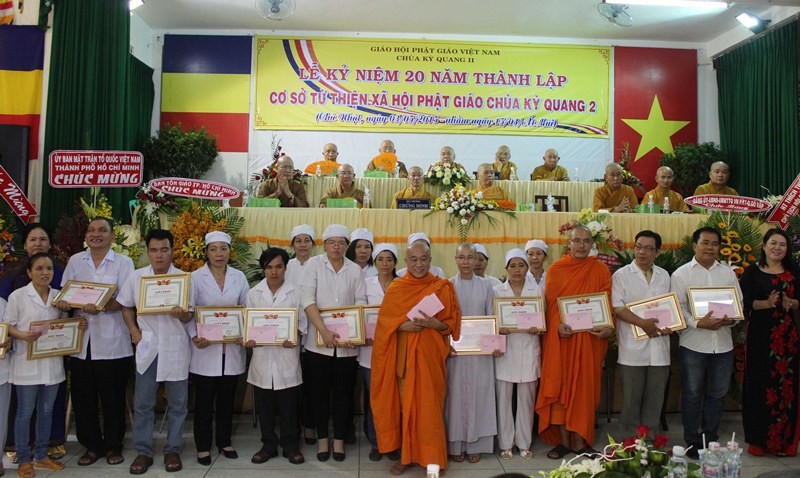 Kỷ niệm 20 năm lập cơ sở từ thiện chùa Kỳ Quang II ảnh 8 15kq.jpg