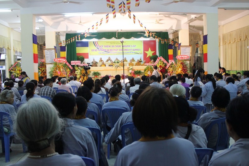 Kỷ niệm 20 năm lập cơ sở từ thiện chùa Kỳ Quang II ảnh 1 3kq.jpg