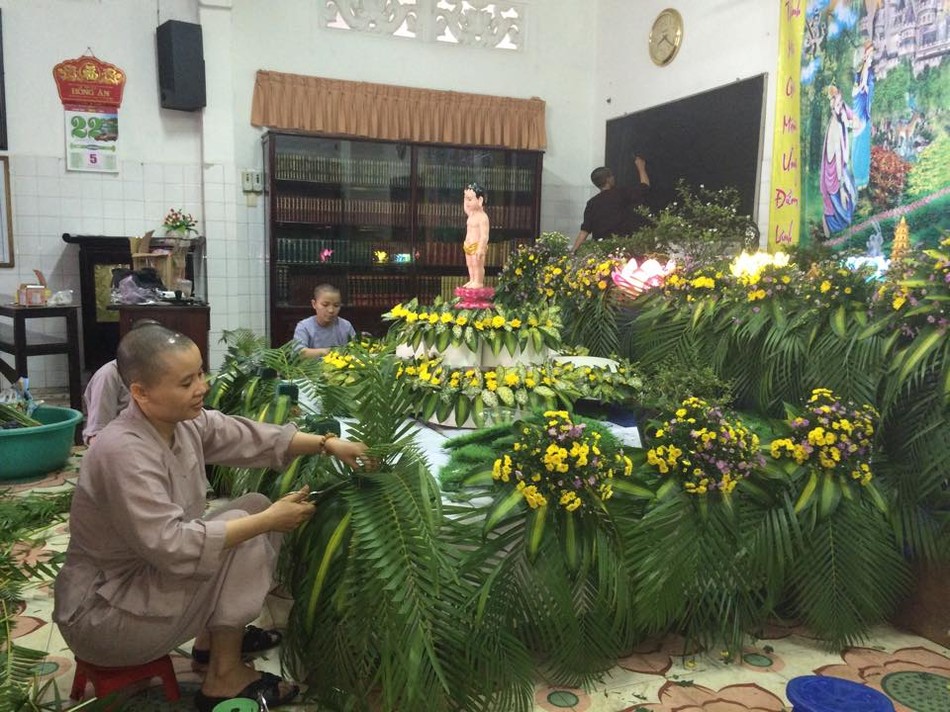 Ni chúng chùa Phước Viên thiết trí vườn Lâm-tỳ-ni ảnh 3 pvien 5.jpg