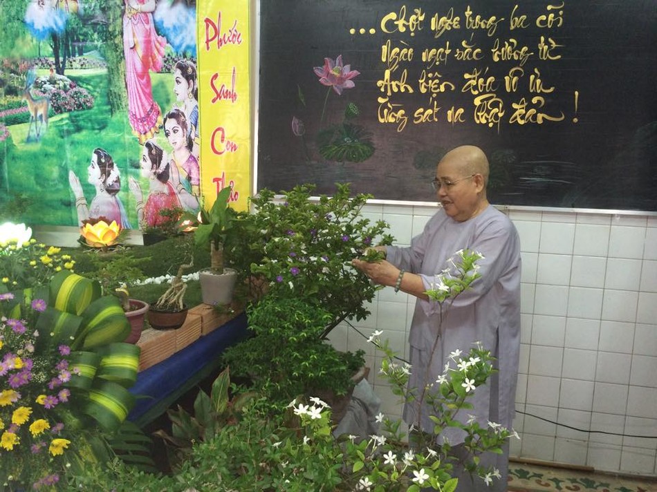 Ni chúng chùa Phước Viên thiết trí vườn Lâm-tỳ-ni ảnh 1 pvien 8.jpg