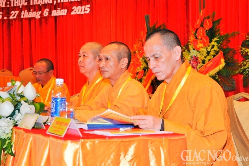 Chùm ảnh: Hội nghị ngành Tăng sự ngày đầu tiên ảnh 4 tang su11.jpg
