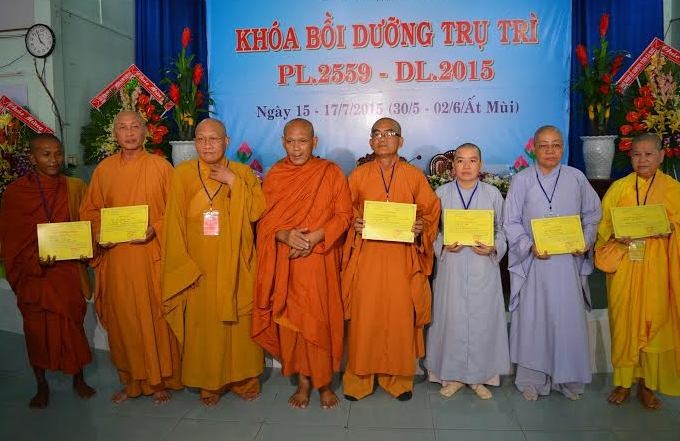 Cà Mau: Bế giảng khóa bồi dưỡng trụ trì 2015 ảnh 2 camau 1.jpg