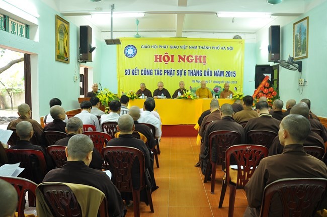 PG Hà Nội sơ kết Phật sự 6 tháng đầu năm 2015 ảnh 1 hnoi 2.jpg