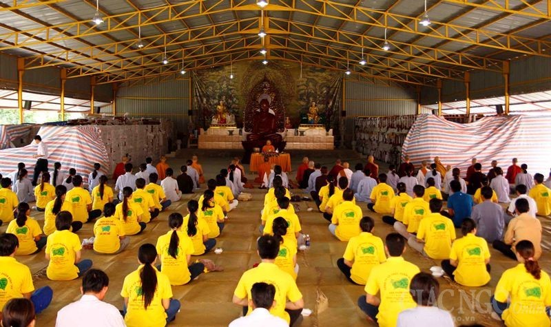 TP.HCM: 300 bạn trẻ về Học viện tu “Một ngày an lạc” ảnh 1 h8.jpg