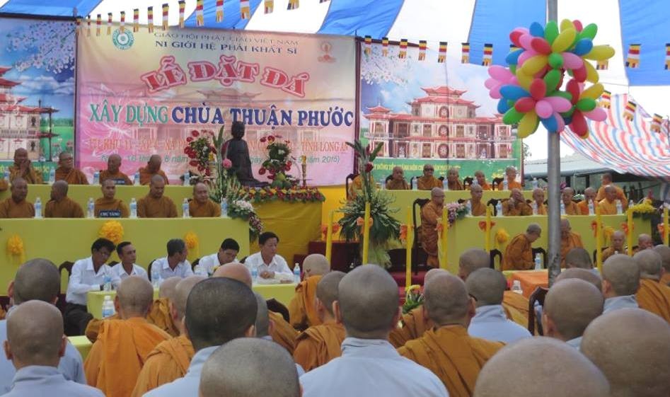 Long An: Lễ đặt đá xây dựng chùa Thuận Phước ảnh 1 1.tp.jpg