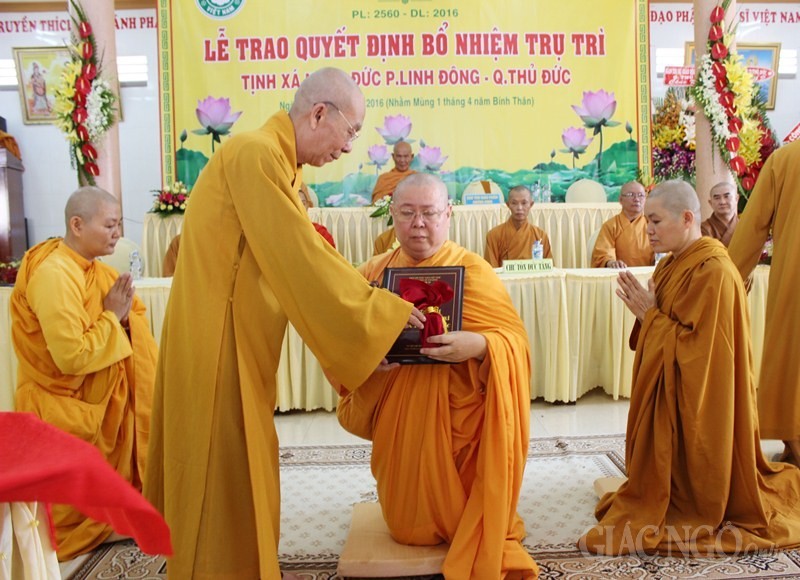 TP.HCM: Bổ nhiệm trụ trì tịnh xá Ngọc Đức ảnh 2 5nd.jpg