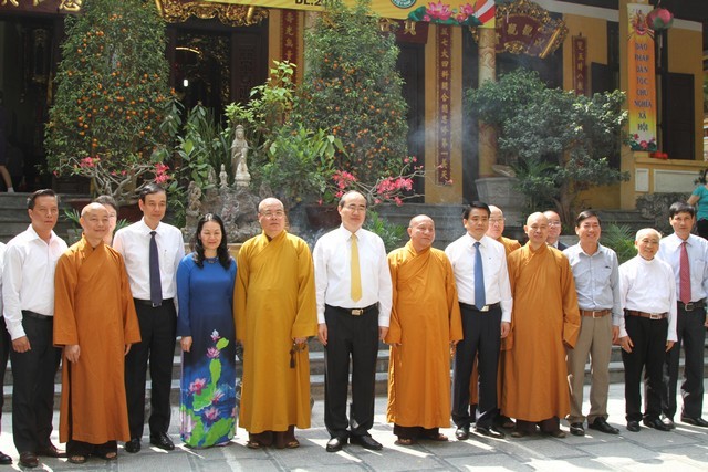 Ông Nguyễn Thiện Nhân chúc mừng GHPGVN ảnh 5 a hnoi 5.jpg