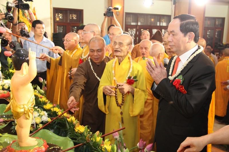 T.Ư Giáo hội trang nghiêm tổ chức Đại lễ Phật đản ảnh 20 1 hnoi 21.jpg