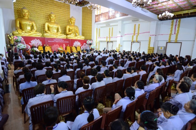 Chùa Giác Ngộ tổ chức khóa tu Ngày an lạc lần 3 ảnh 2 a chua GN 2.jpg