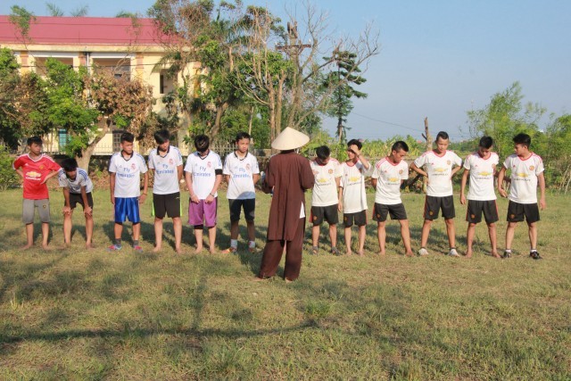 Thái Bình: Phật tử trẻ dự hội thi thể thao và giáo lý ảnh 1 IMG_0871.jpg