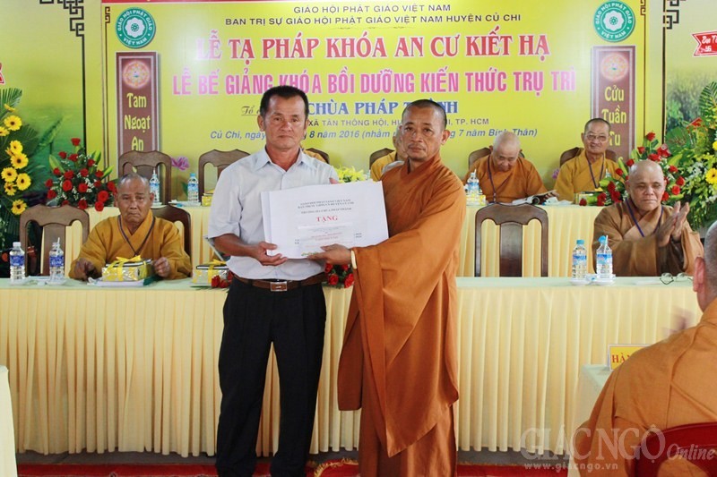 TP.HCM: Phật giáo huyện Củ Chi tạ pháp an cư ảnh 7 9cc.jpg