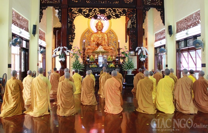 TP.HCM: Chư Tăng chùa Bửu Đà tác pháp Tự tứ ảnh 2 2bd.jpg