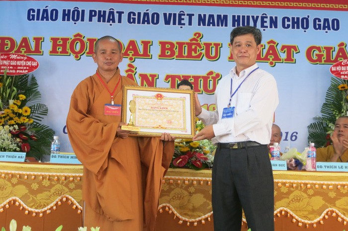 Tiền Giang: Phật giáo huyện Chợ Gạo đại hội lần IX ảnh 4 h.jpg
