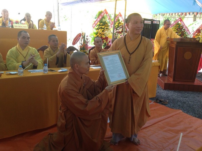 Tiền Giang: PG Chợ Gạo có thêm một ngôi chùa ảnh 2 1 chogao 1.jpg