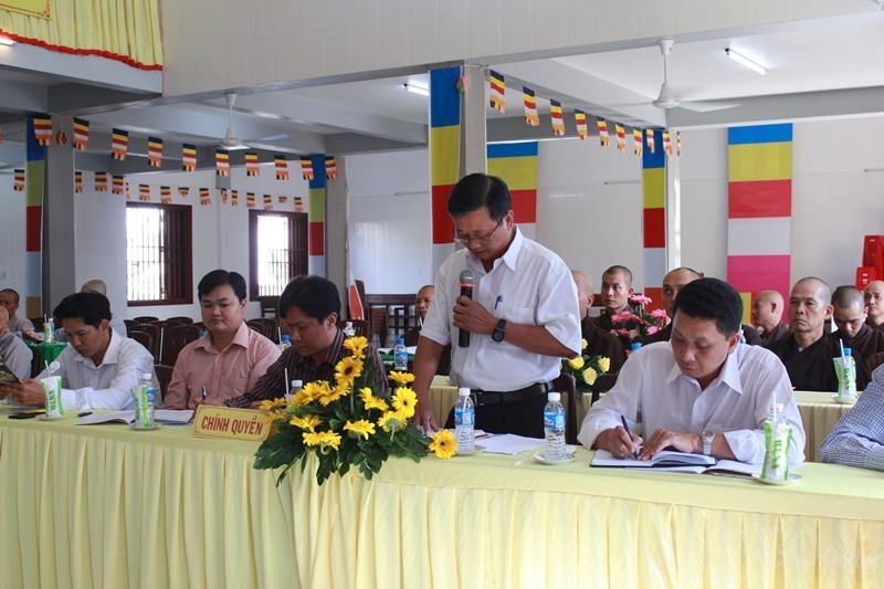 Phiên trù bị Đại hội Phật giáo Bến Tre lần VI ảnh 6 10tb.jpg