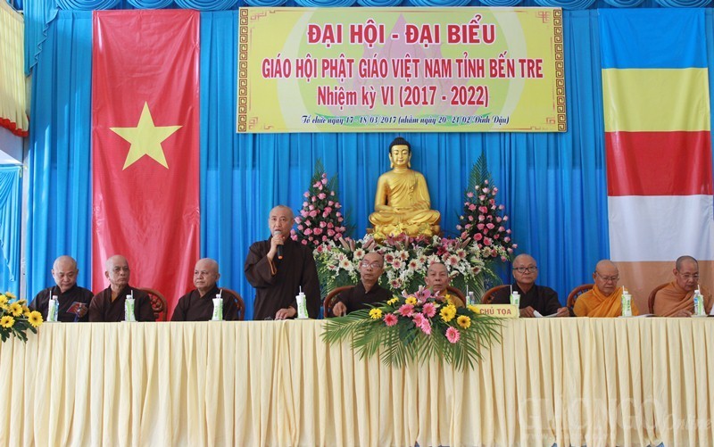 Phiên trù bị Đại hội Phật giáo Bến Tre lần VI ảnh 2 3tb.jpg