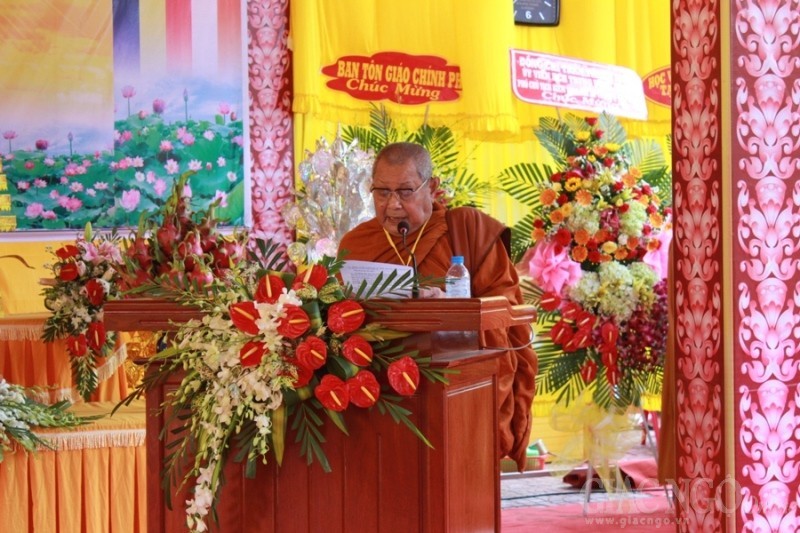 Đặt đá xây dựng Học viện Phật giáo Nam tông Khmer ảnh 3 7.jpg