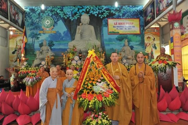 Thanh Hóa: Trường hạ Thanh Hà khai pháp An cư ảnh 5 Hạ trường Thanh Hà tổ chức lễ khai pháp PL:2561 – DL:2017