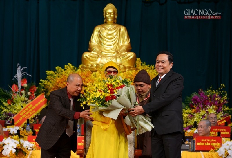 Trọng thể khai mạc Đại hội Phật giáo toàn quốc lần VIII ảnh 7 a km11.jpg