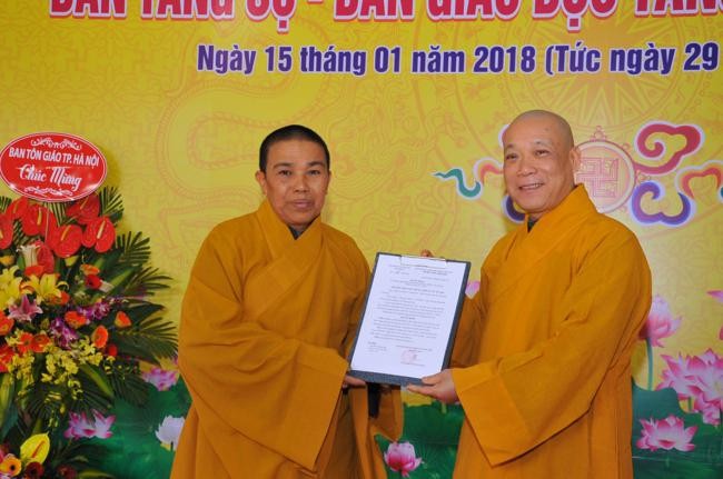 Ra mắt 3 ban ngành trực thuộc Phật giáo Hà Nội ảnh 2 12.jpg
