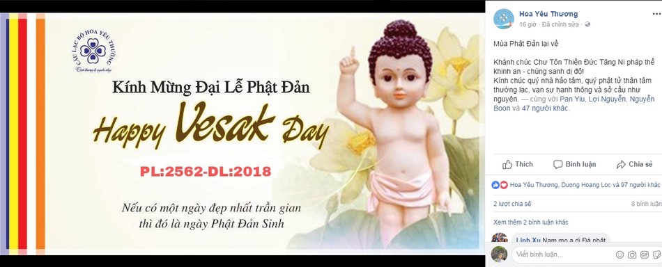 Phật đản, cư dân mạng đổi avatar, thay hình bìa ảnh 4 5fb.jpg