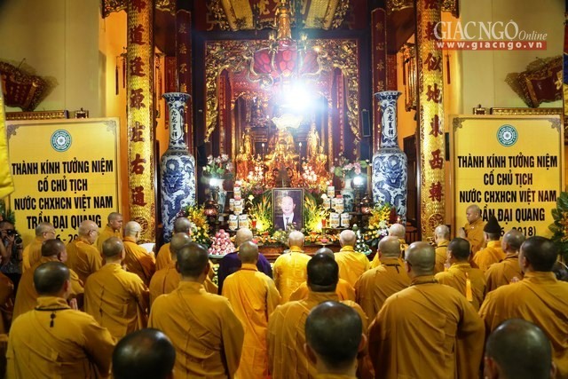 Hà Nội: Lễ tưởng niệm Chủ tịch nước tại chùa Quán Sứ ảnh 1 img_9964_1.jpg