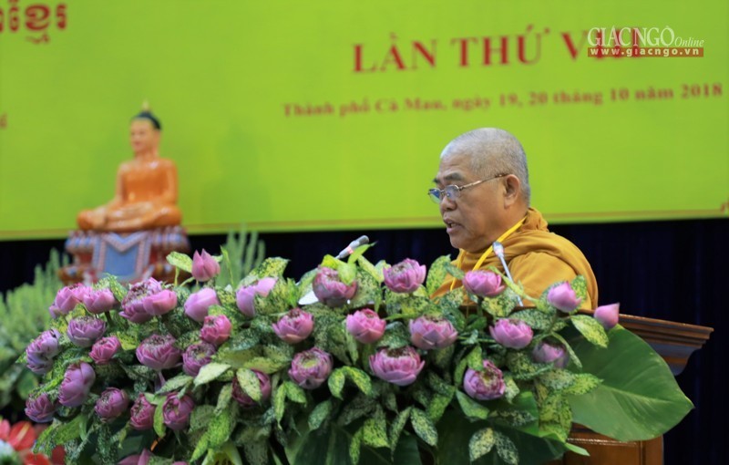 Phiên chính thức Hội nghị Phật giáo Nam tông Khmer ảnh 7 H10.jpg