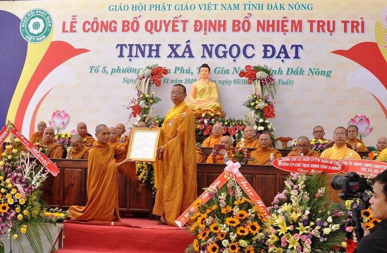 Đắk Nông: Bổ nhiệm trụ trì tịnh xá Ngọc Đạt ảnh 2 DSC_0269.jpg