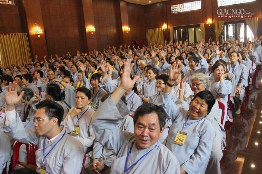 Pháp đàm về lễ Vesak trong khóa tu tại Việt Nam Quốc Tự ảnh 6 10qt.jpg