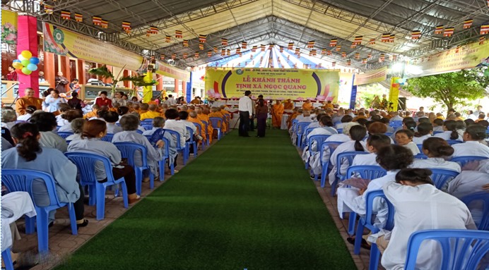 Tiền Giang: Tịnh xá Ngọc Quang khánh thành ảnh 1 34.jpg