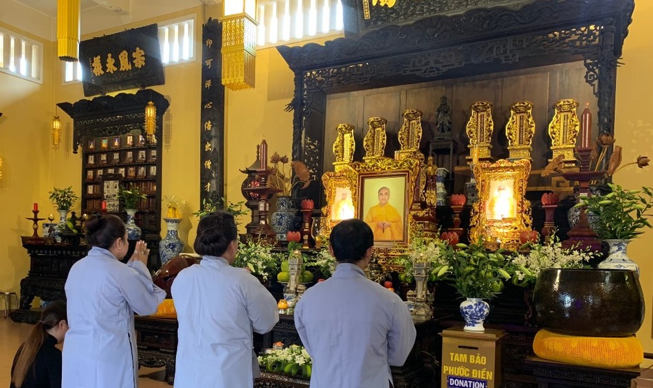 TP.HCM: Nhiều nơi tưởng niệm Đại lão HT.Thích Trí Quang ảnh 4 AQ.jpeg