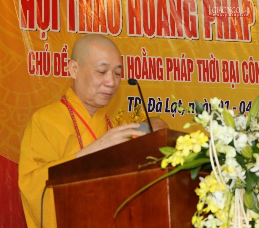 Khai mạc Hội thảo Hoằng pháp và tập huấn hoằng pháp viên ảnh 5 Hinh 3.jpg