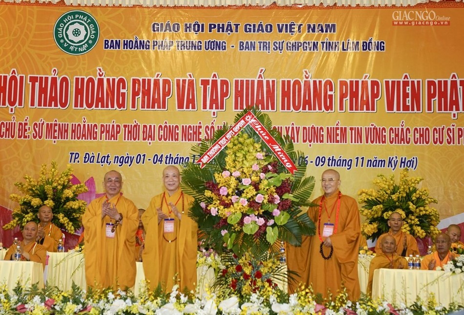 Khai mạc Hội thảo Hoằng pháp và tập huấn hoằng pháp viên ảnh 3 Hinh 5.jpg