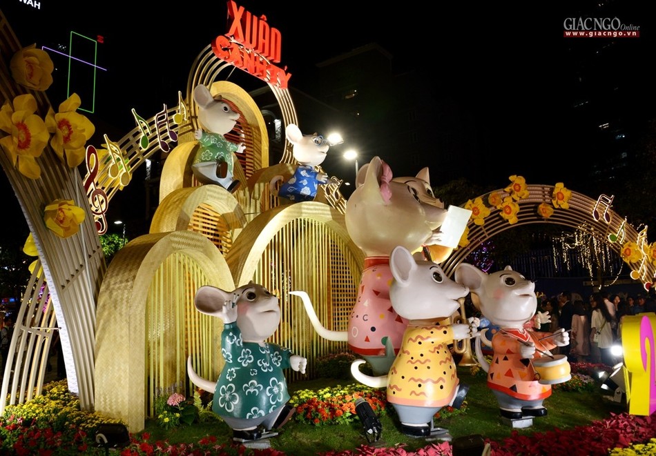 Lung linh đêm khai mạc Đường hoa Xuân Canh Tý ảnh 8 BTN_0388.jpg