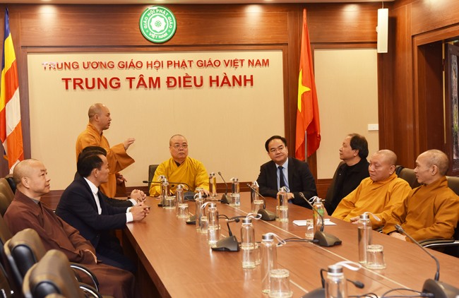 Trưởng ban Tôn giáo Chính phủ chúc Tết GHPGVN ảnh 3 DSC_8576.jpg
