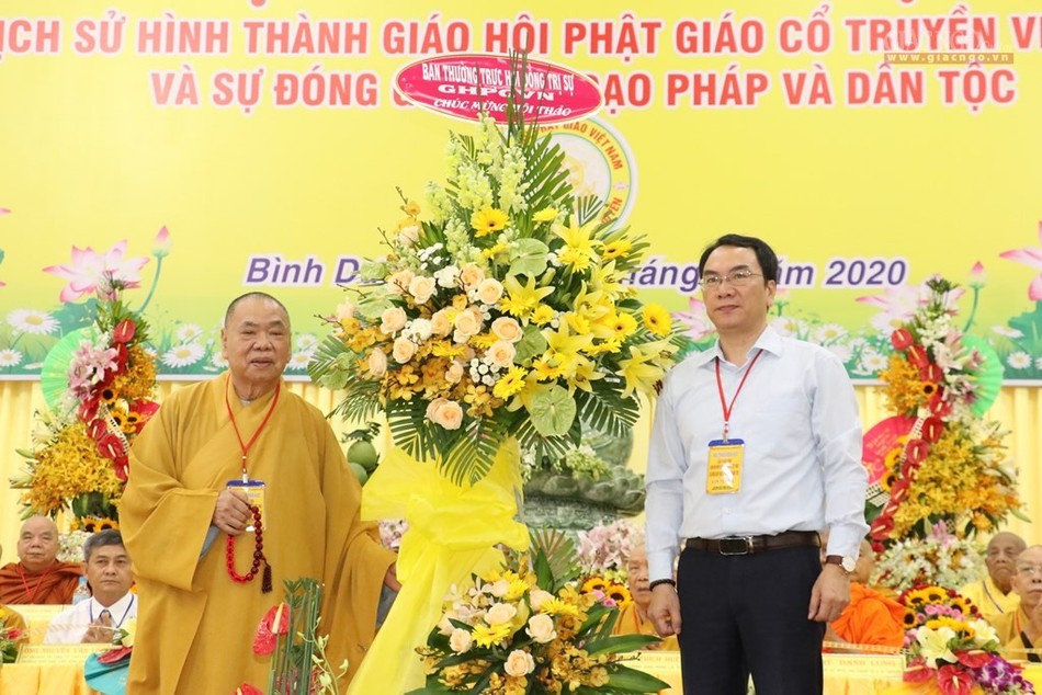 Khai mạc Hội thảo khoa học về Phật giáo Cổ truyền VN ảnh 8 H6.jpg