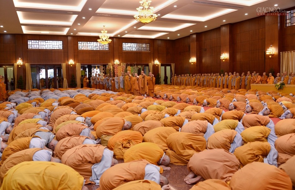 Trang nghiêm lễ khai mạc Đại giới đàn Huệ Hưng PL.2564 ảnh 12 BTN_0264.jpg