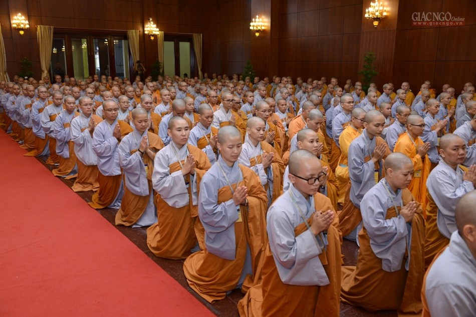 Trang nghiêm lễ khai mạc Đại giới đàn Huệ Hưng PL.2564 ảnh 22 BTN_0432.jpg