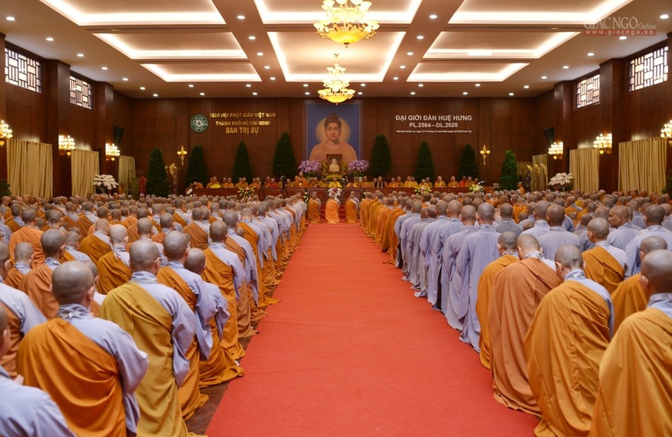 Trang nghiêm lễ khai mạc Đại giới đàn Huệ Hưng PL.2564 ảnh 23 BTN_0437.jpg