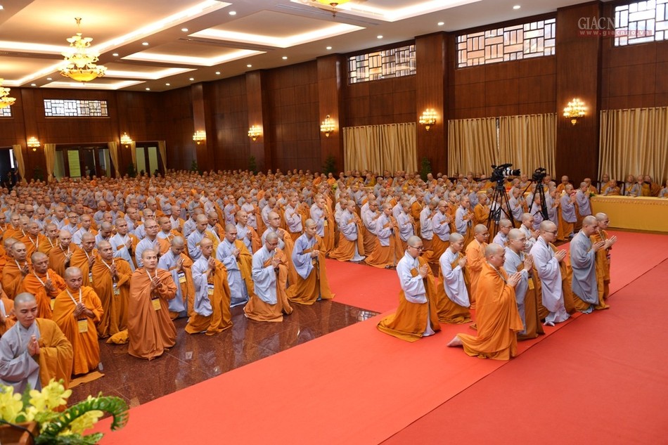 Trang nghiêm lễ khai mạc Đại giới đàn Huệ Hưng PL.2564 ảnh 18 BTN_0440.jpg